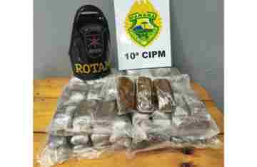 Laranjeiras – ROTAM apreende mais de 10kg de haxixe em ônibus 